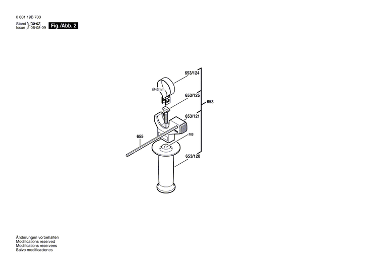 New Genuine Bosch 2601328900 Holding Plate