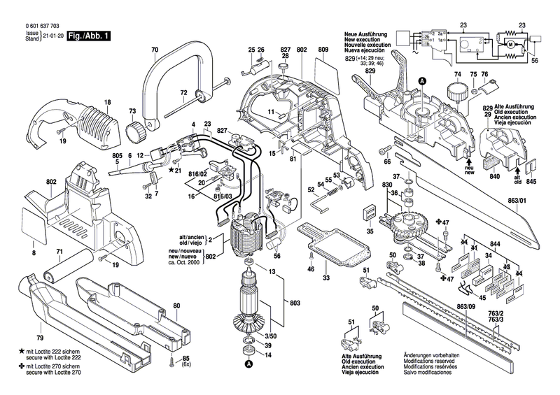New Genuine Bosch 2601329049 Guard Profile