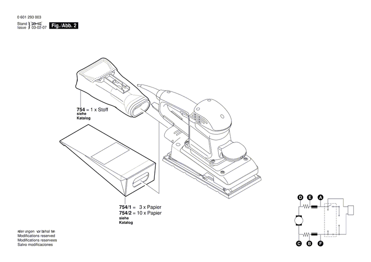 New Genuine Bosch 2601329053 Contact Strap