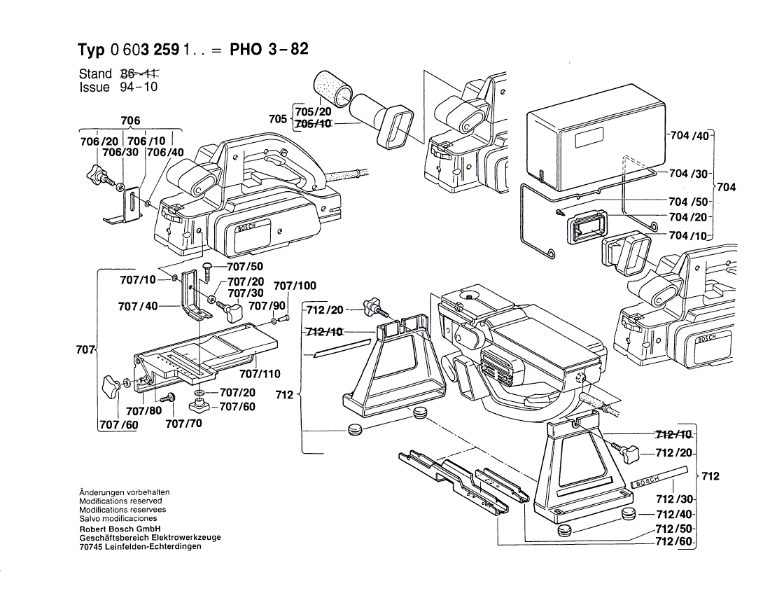New Genuine Bosch 2601334006 Support clamp