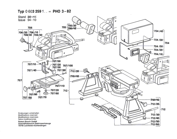 New Genuine Bosch 2601334006 Support clamp