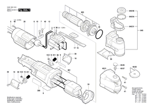 New Genuine Bosch 2601901024 Lever