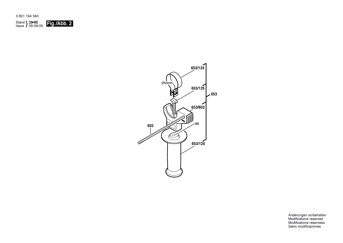 New Genuine Bosch 2601990010 Indexing Disk