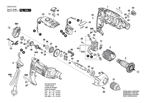 New Genuine Bosch 2601990044 Guiding Plate