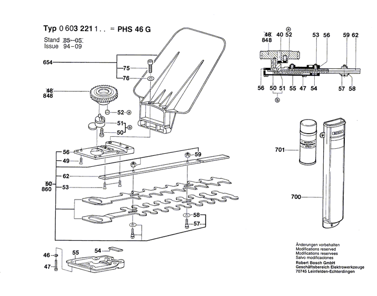New Genuine Bosch 2602025059 Auxiliary Handle