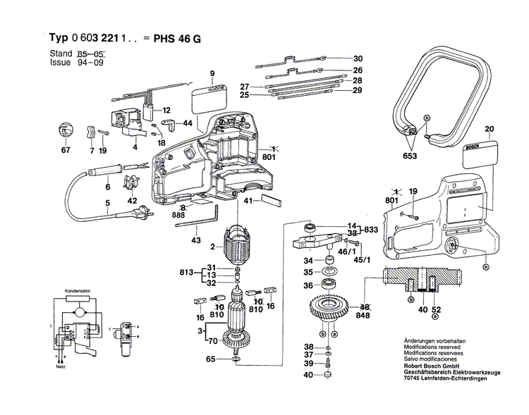 New Genuine Bosch 2602025059 Auxiliary Handle