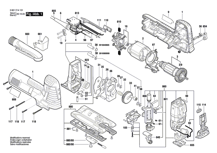 New Genuine Bosch 2602026169 Operating Element