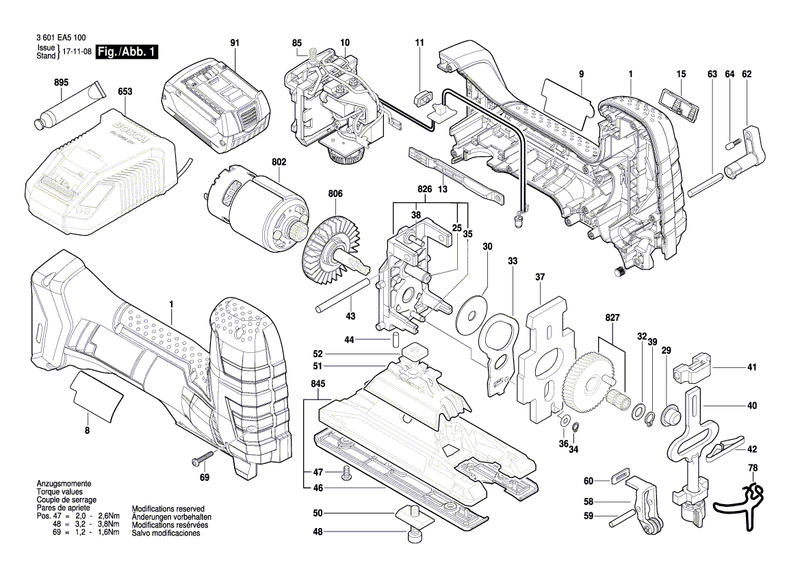 New Genuine Bosch 2602026188 Operating Element