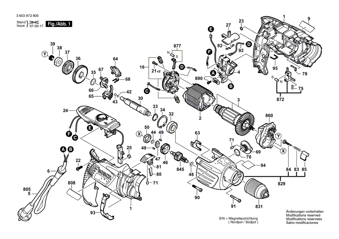 New Genuine Bosch 2602033017 Link Guide