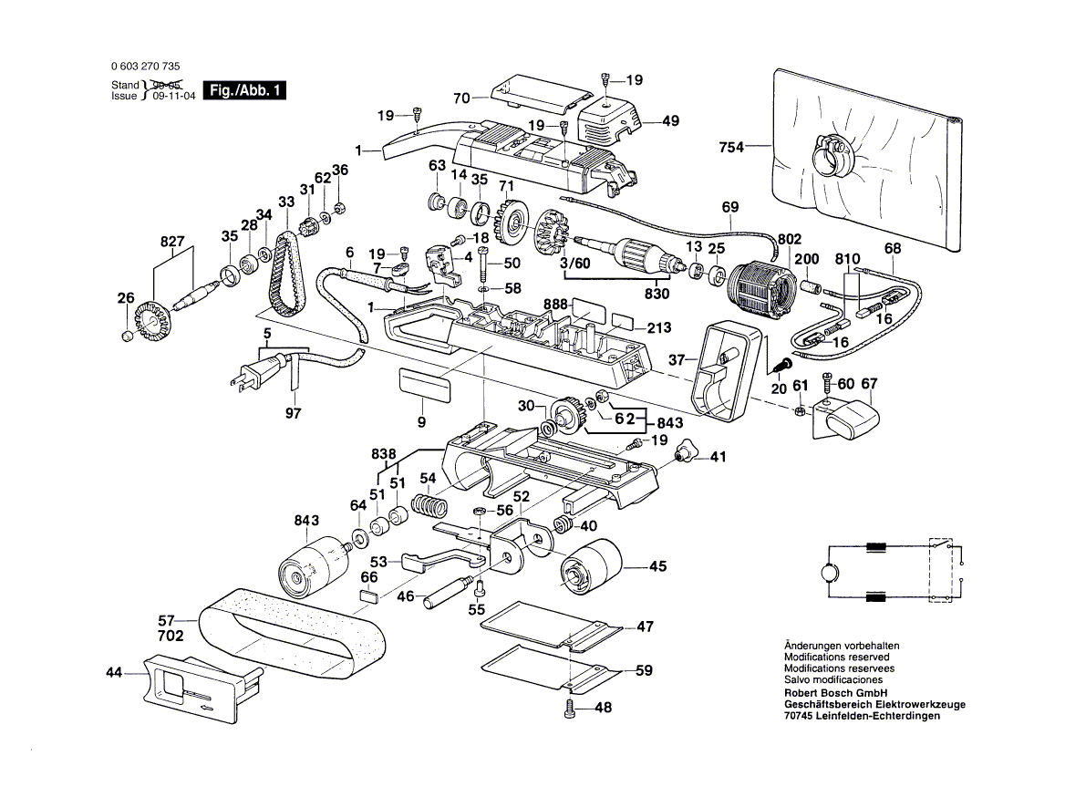 New Genuine Bosch 2602098006 Tensioning Lever