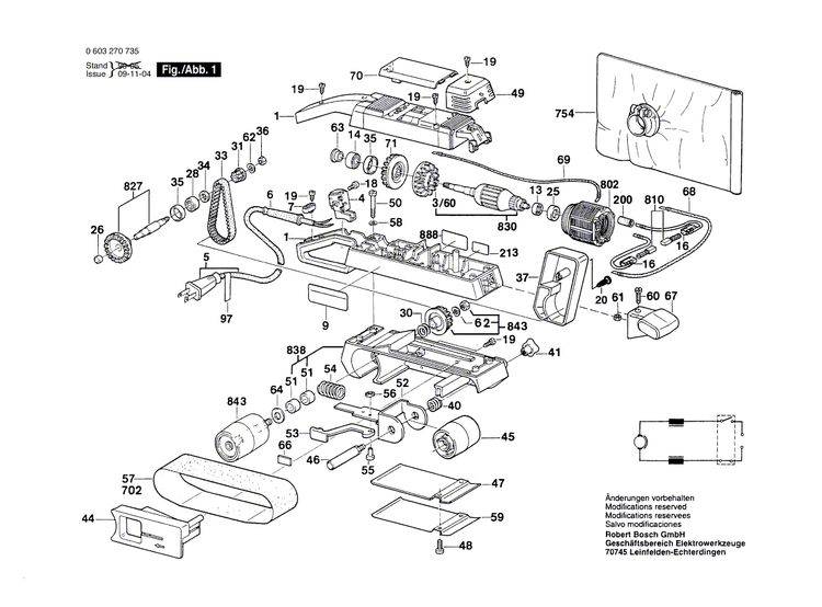New Genuine Bosch 2602098006 Tensioning Lever