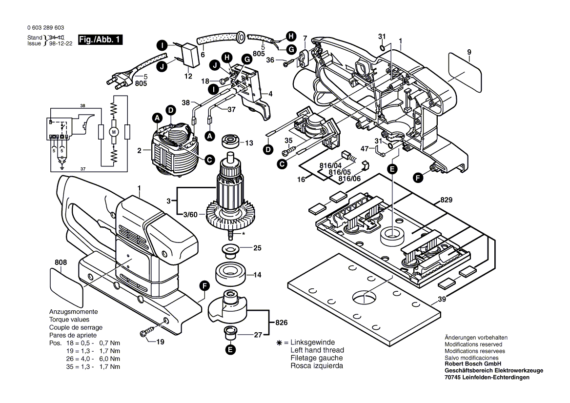 New Genuine Bosch 2602210907 Eccentric Disc