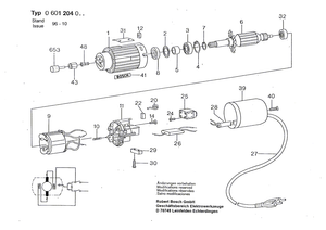 New Genuine Bosch 2603101035 Straight Pin