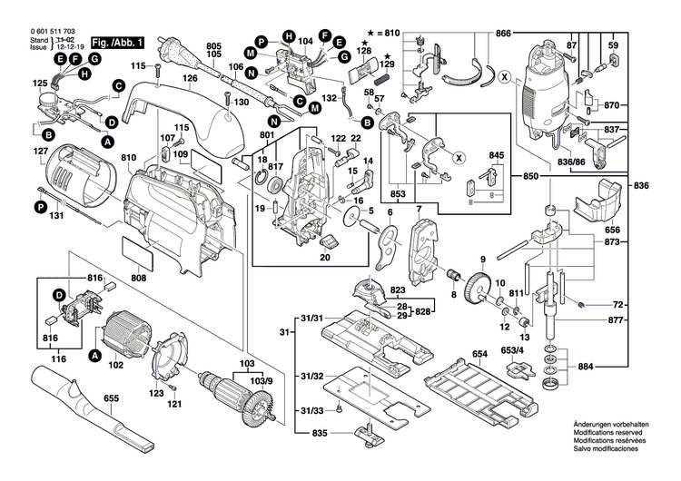 New Genuine Bosch 2603105104 Bearing bolt