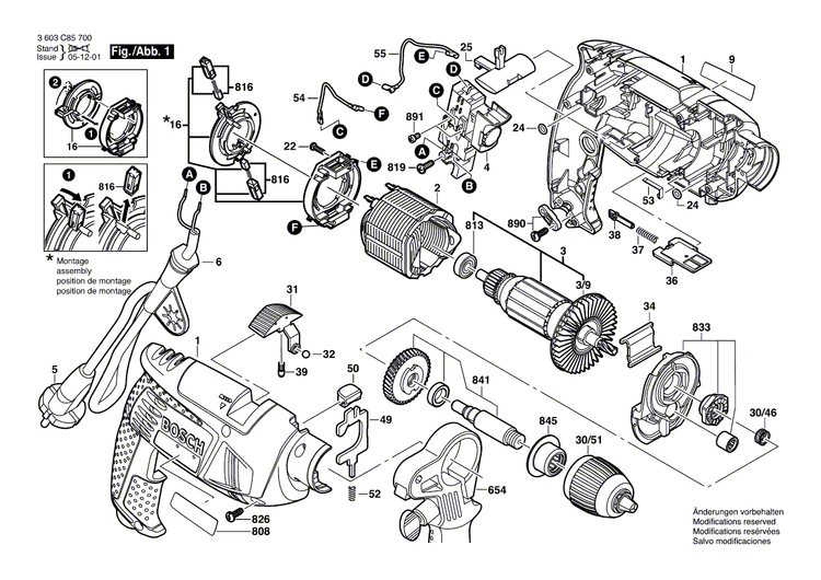 New Genuine Bosch 2603105109 Bolt