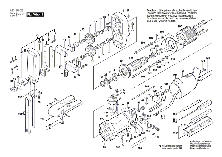 New Genuine Bosch 2603349039 Press-In Nut