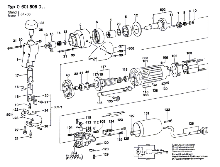 New Genuine Bosch 2603400011 Set screw