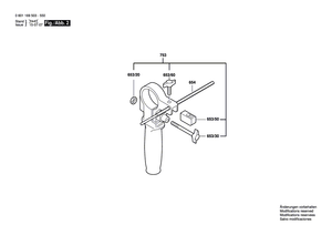 New Genuine Bosch 2603421226 Countersunk-Head Screw