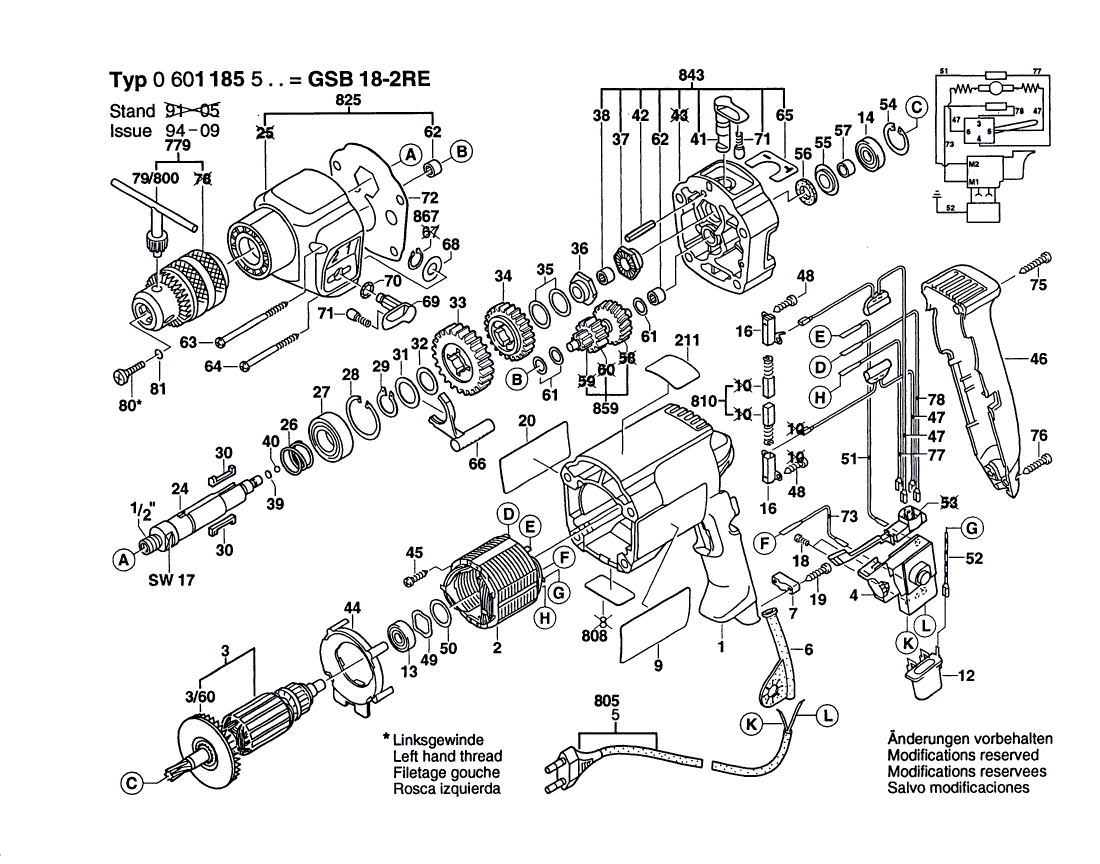 New Genuine Bosch 2603435086 Tapping Screw