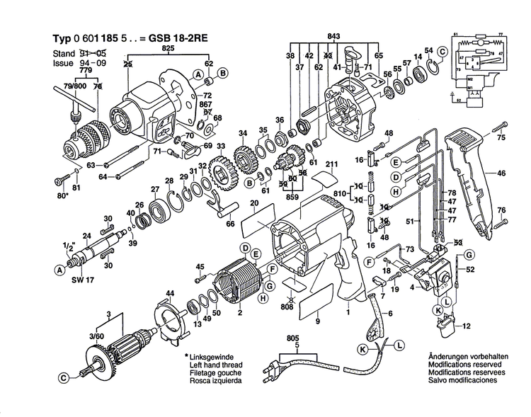 New Genuine Bosch 2603435086 Tapping Screw