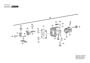 New Genuine Bosch 2603481016 Knurled Thumbscrew