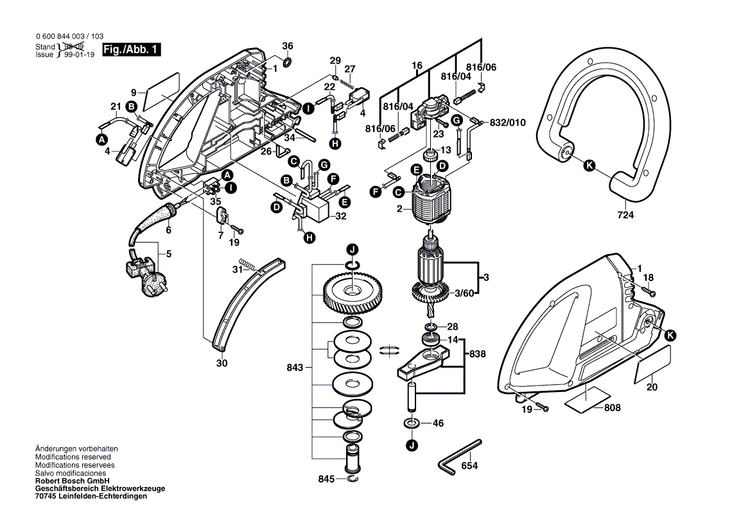 New Genuine Bosch 2603490018 Torx Oval-Head Screw