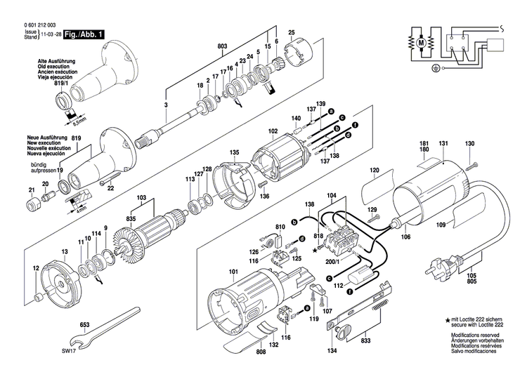 New Genuine Bosch 2604010595 Armature
