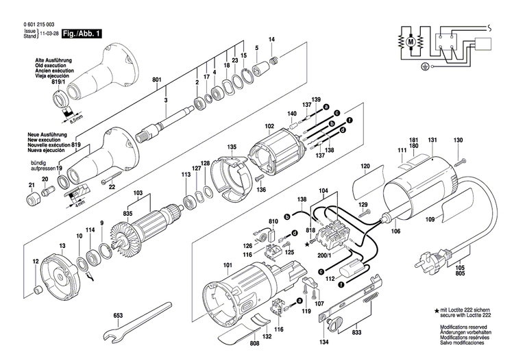 New Genuine Bosch 2604010636 Armature