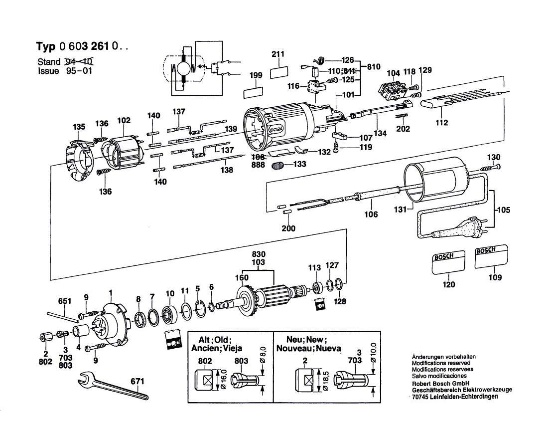 New Genuine Bosch 2604010692 Armature