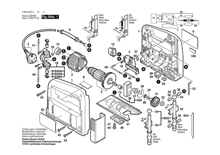 New Genuine Bosch 2604010736 Armature