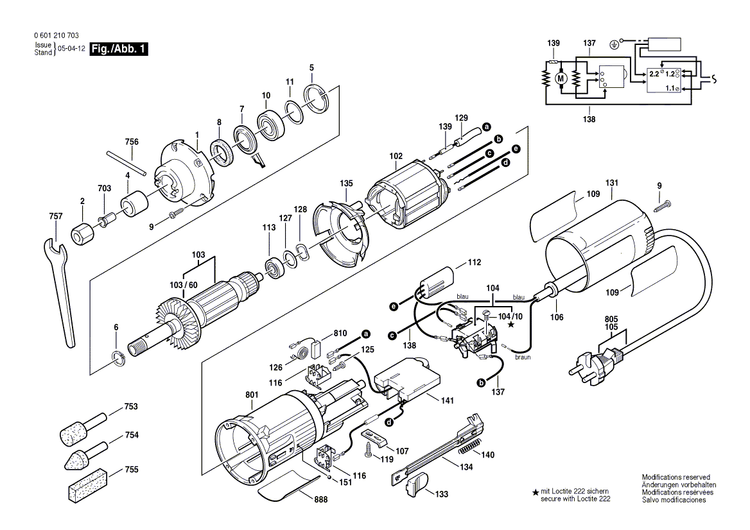 New Genuine Bosch 2604010770 Armature