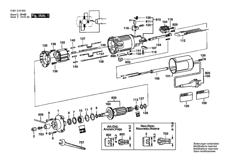 New Genuine Bosch 2604010913 Armature