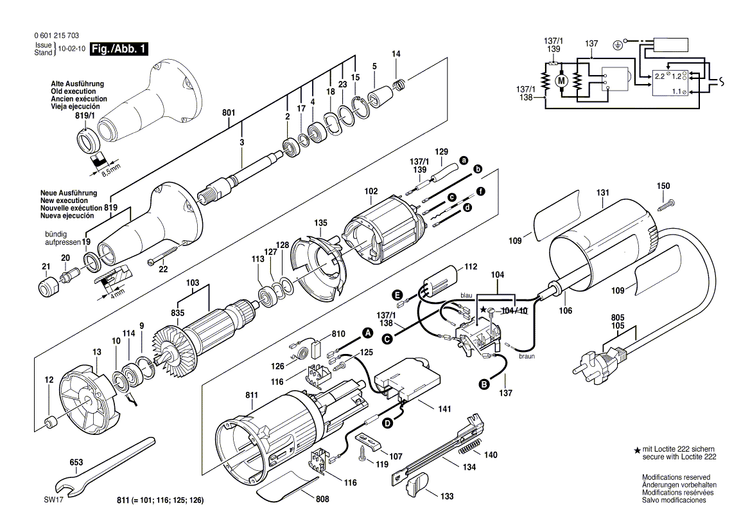 New Genuine Bosch 2604011004 Armature