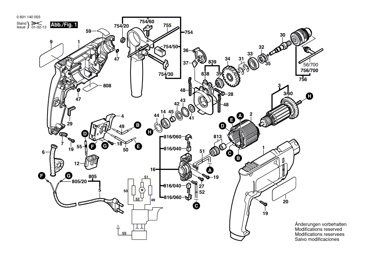 New Genuine Bosch 2604011050 Armature