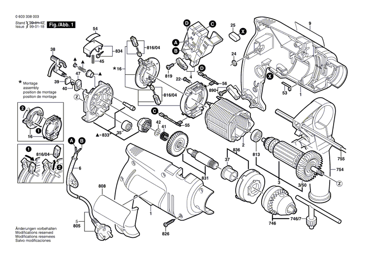 New Genuine Bosch 2604011154 Armature