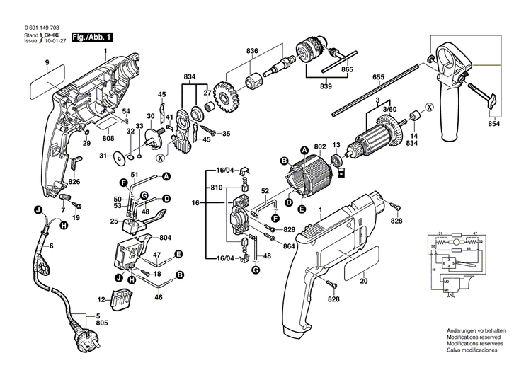 New Genuine Bosch 2604011238 Armature With Fan