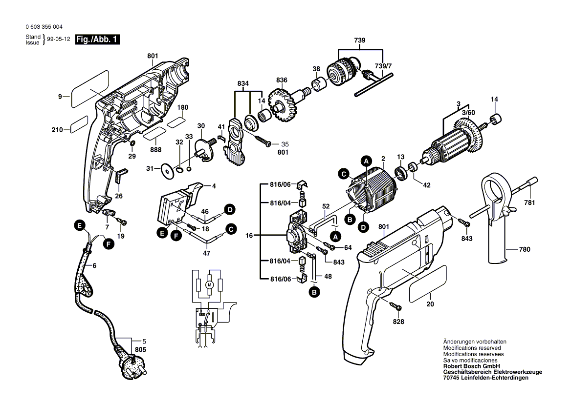 New Genuine Bosch 2604011245 Armature With Fan
