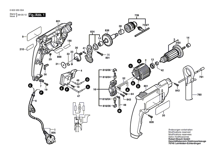 New Genuine Bosch 2604011245 Armature With Fan