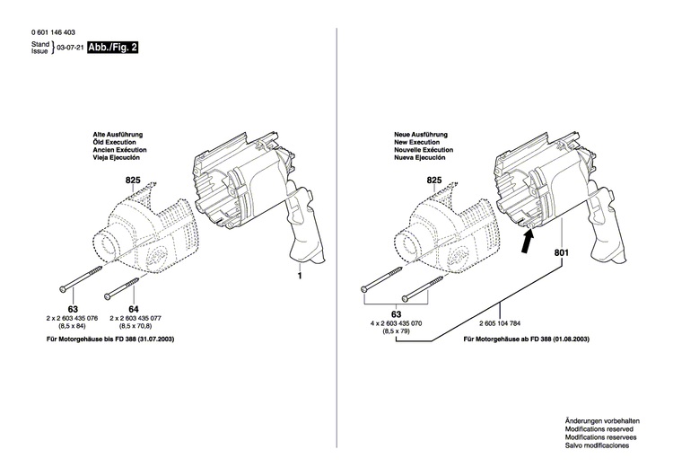 New Genuine Bosch 2604011281 Armature With Fan