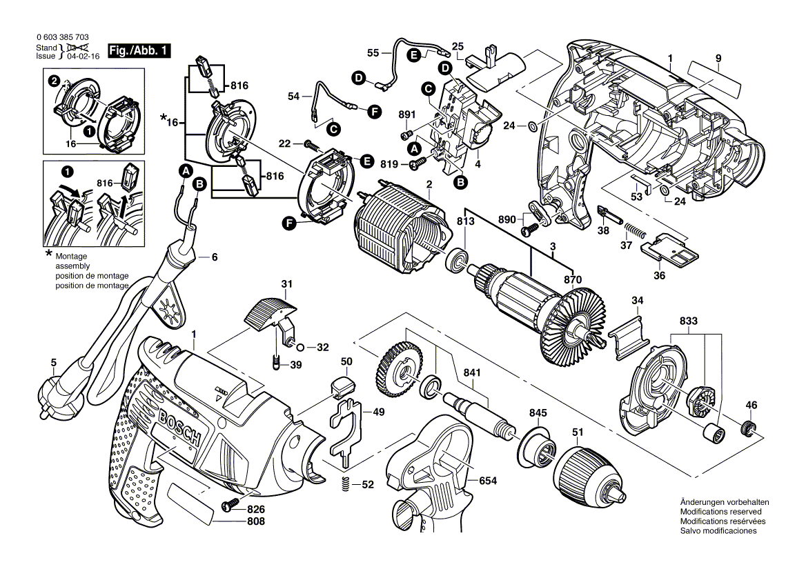 New Genuine Bosch 2604011337 Armature