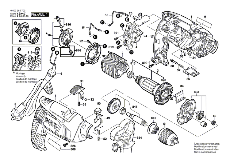 New Genuine Bosch 2604011337 Armature