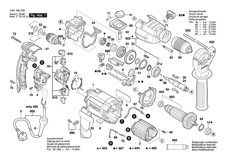 New Genuine Bosch 2604011415 Armature