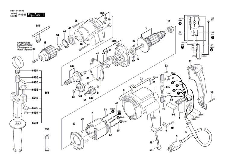 New Genuine Bosch 2604011903 Armature