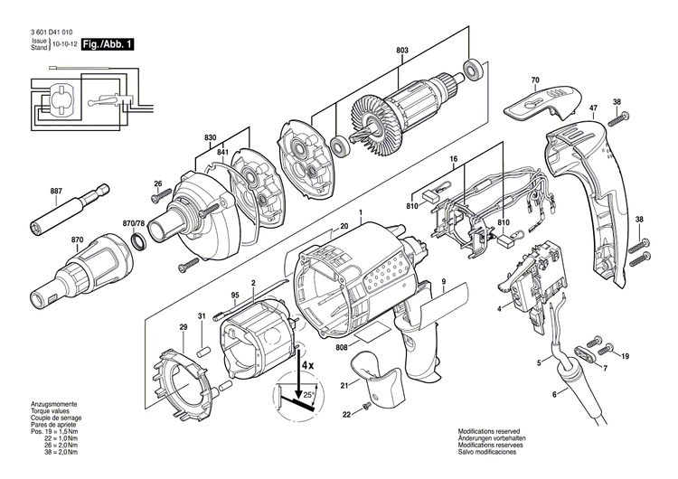 New Genuine Bosch 2604011929 Armature