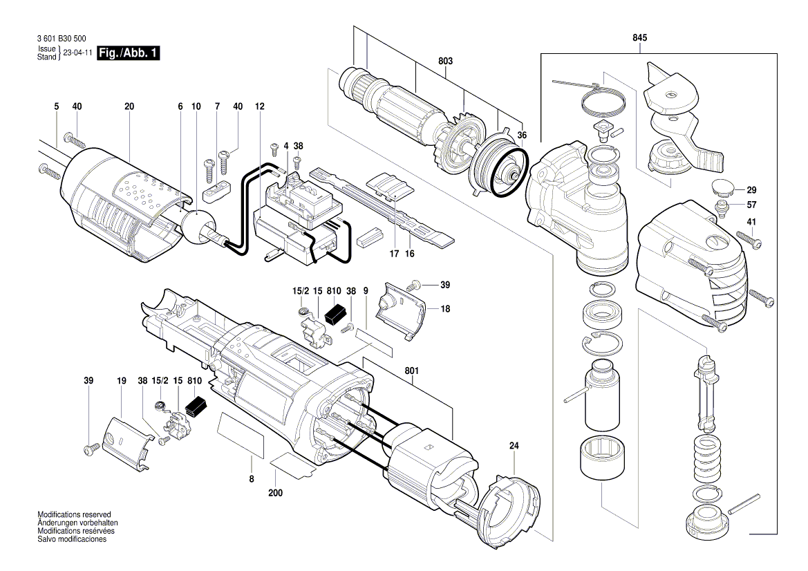 New Genuine Bosch 2604011950 Armature