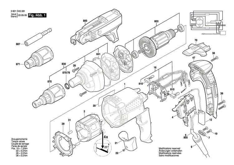 New Genuine Bosch 2604220456 Field