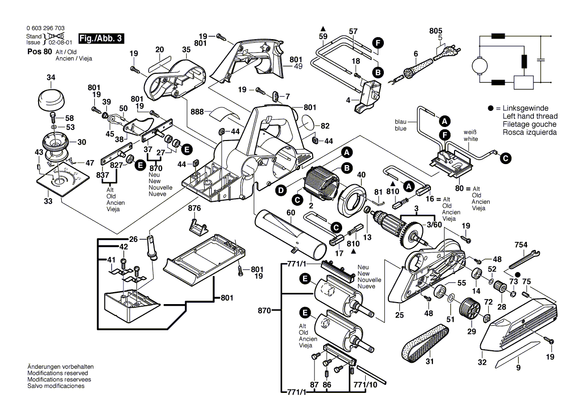 New Genuine Bosch 2604220483 Field