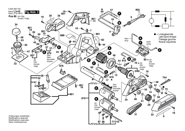 New Genuine Bosch 2604220483 Field