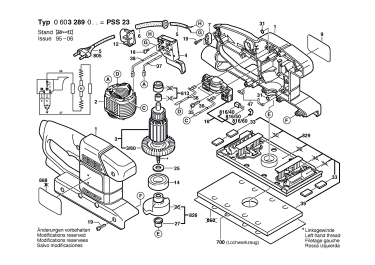 New Genuine Bosch 2604220507 Field