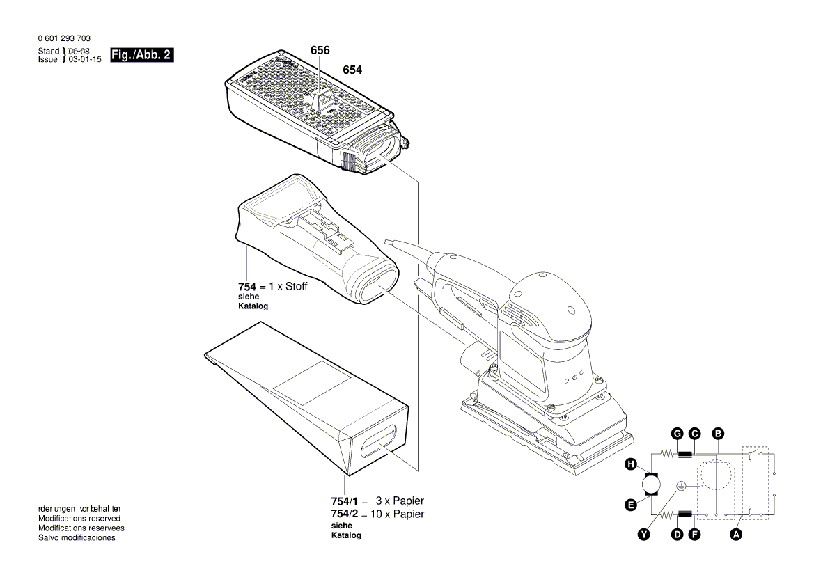 New Genuine Bosch 2604220527 Field